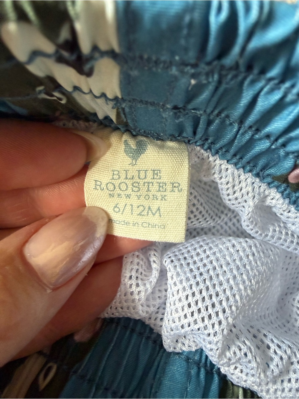 Blue Rooster Boys Swim Trunks - Picture 3 of 6